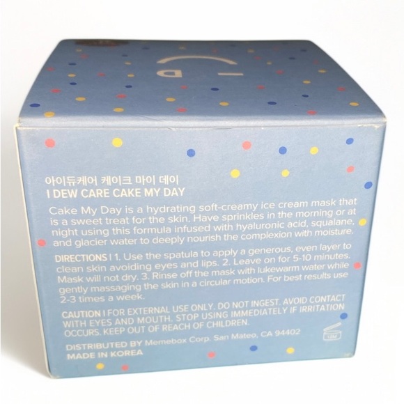 Cake My Day Hydrating Sprinkle Wash-Off Mask - Blue - Picture 4 of 6